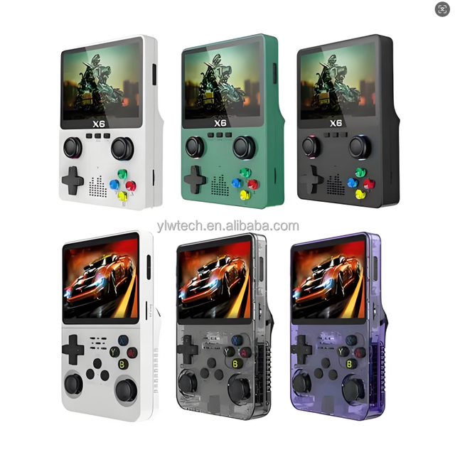 GAMINJA R36S Handheld Game Player Console with 64GB Storage 10000+ Retro Video Games 3.5 Inch Screen Efficient Gaming System