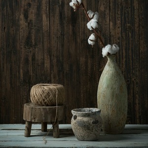 Tabouret d'appoint en <span class=keywords><strong>bois</strong></span> rustique contemporain, petit banc, support de <span class=keywords><strong>plante</strong></span> de style ferme, accessoire de photographie, présentoir en <span class=keywords><strong>bois</strong></span> massif, décoration d'intérieur - Product Image 2