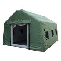 Tente de secours gonflable imperméable de 12 mètres carrés, très résistante, pour les interventions en cas de catastrophe