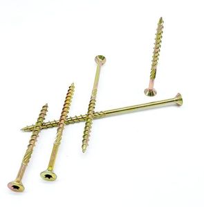 Tornillos para Madera Multiusos de 70mm 80mm 100mm con Cabeza Doble Avellanada y Recubrimiento de Zinc - Product Image 2