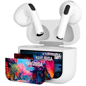 KAKUSIGA TWS Earbuds With Touch Screen LED <b>Display</b> <b>Case</b> For Wireless Earphones - Product Image 1