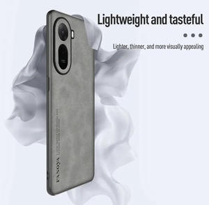 Custodia Protettiva Lusso in Pelle PU Effetto Pecora Anti-caduta Opaca Anti-urto per <span class=keywords><strong>Redmi</strong></span> A7 <span class=keywords><strong>Pro</strong></span>, Cover Rigida in Plastica Anti-shock - Product Image 3