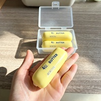 Mainan Fidget Batang Mentega Lembut Super Basah, Tekstur Renyah, Musik Pengurang Stres, Pemulihan Lambat, 8cm, Usia 5+