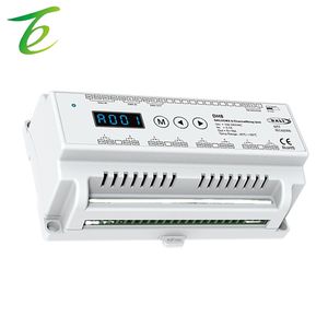 Cuatro direcciones DALI de DH4 con una corriente de 16A Salida de interruptor de relé de contacto Pantalla OLED Pantalla DALI <span class=keywords><strong>DMX</strong></span> - Product Image 4