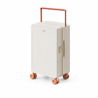 Nouvel ensemble de bagages cabine légers à roulettes TSA 2025, 3 pièces, 4 roues, design simple et élégant