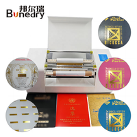 Imprimante numérique à feuille entièrement automatique 360D haut de gamme pour estampage à chaud personnalisé, impression de feuilles de dorure pour invitations en papier