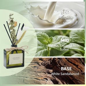 Recharge en gros pour diffuseur à bâtonnets parfum <span class=keywords><strong>vanille</strong></span> 180ml, parfum longue durée, qualité supérieure pour <span class=keywords><strong>la</strong></span> maison, salon et chambre - Product Image 2