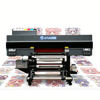 Impresora de Transferencia DTF Automática de 60 cm con Tinta UV, Nueva, con Laminación, Impresora de Etiquetas de Alta Resolución