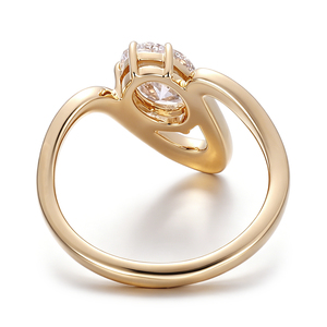 Provence Original Designer <b>Ring</b> 1.04ct Oval lab grown <b>diamond</b> <b>ring</b> OEM ODM 10k 14k 18 K gold custom fine jewellry manufacturer - Product Image 2