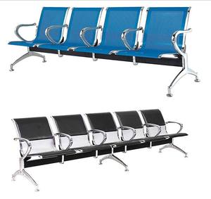 Chaises d'attente de conception moderne, bon marché, de bonne qualité, pulvérisation, 4 places, chaise d'attente pour barbier - Product Image 5