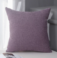 Housse de coussin décorative multicolore en lin, taie d'oreiller de luxe, prix direct usine