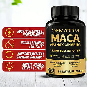 Vente en gros usine : Complément alimentaire à base de Maca, Gummies Maca Plus Énergie, Maca Noire pour Femmes et Hommes, Capsules Bio - Prix - Product Image 2