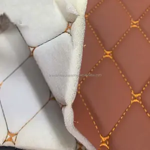 カーフルサラウンドブーツパッドマット快適なレザーオートマット縫製素材刺繍3Dカスタムカーカーペットロール