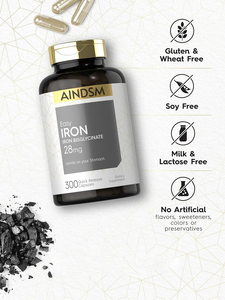 Complément alimentaire : Capsules de fer pour une peau saine, enrichies en vitamine Folate naturelle - Product Image 3