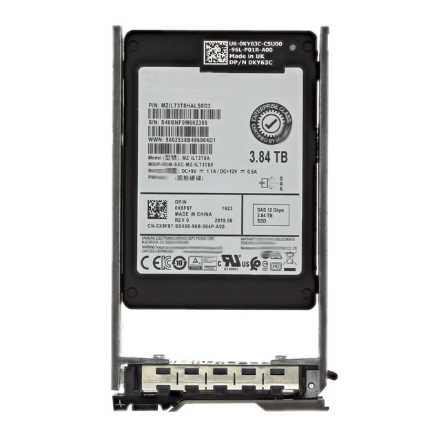 High Quality 9N9JC 3.84TB SAS 12Gbps 2.5 Inch Enterprise SSD for Server