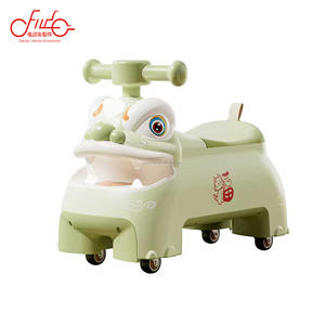 Nouvelle trottinette à quatre roues pour enfants, danse du lion chinoise mignonne, <span class=keywords><strong>yoyo</strong></span>, 1 à 5 ans, avec musique et éclairage - Product Image 3