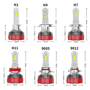 Nuevos faros LED THhowie <span class=keywords><strong>V12</strong></span> 150W 22000lm-Canbus H4/H7/H11/9005/H11/9012/<span class=keywords><strong>880</strong></span> 6000K, bombillas universales para faros delanteros de coche - Product Image 6