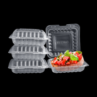 Umwelt freundliche Einweg-Mikrowelle Bento Box PP Kunststoff Reiss chale Lunch Container zum Mitnehmen Gefrorene Lebensmittel Lagerung Mikrowelle sicher
