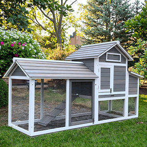 SDC035 Poulailler en Bois à Double Étage avec Toit Étanche pour Poules Pondeuses - Product Image 1