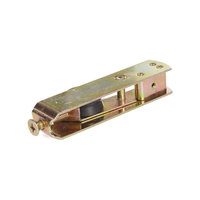 Roulettes de porte coulissante modernes réglables Cowell NA008 en acier, roulements en nylon, faible bruit, boîtier zingué, épaisseur 4 mm, extérieur 2