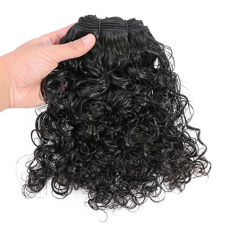 Wholesale Price Burmese Curly Hair Weaves Bundles Peruvian And Brazilian 100% Remy Human Hair On Sales