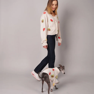 2025 cane inverno famiglia Look <span class=keywords><strong>Pet</strong></span> vestiti moda Outdoor comodo abbinamento cane e proprietario vestiti maglione - Product Image 5