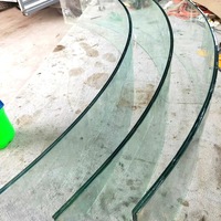 Verre trempé courbé sur mesure pour murs-rideaux, balcons, fenêtres, portes, aquariums et vitrines