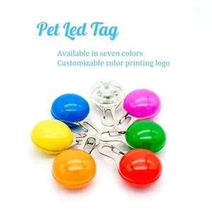 ペット猫犬LEDタグ卸売メーカーその他カラークリップ