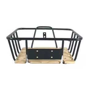 Angbow Aluminium Alloy Voormand met Houten Plank voor V8 H9 Elektrische Fiets - 20 Inch Fiets Opbergplank - Product Image 4