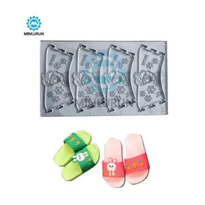 Fashion Eva Sole Mould Pvc Strap Flip Flop Silicon Cooper Mold Maker Rubber Slipper Upper For Kids Design