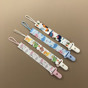 Attaches-tétines Premium pour bébé, chaînes porte-tétines, plusieurs options, motifs animaux, 0-12 <span class=keywords><strong>mois</strong></span>, sans BPA, sucette apaisante - Product Image 3