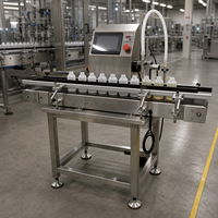 Machine de remplissage de liquides semi-automatique avec construction en acier inoxydable, adaptée aux applications des boissons et des cosmétiques