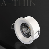 Pour la personnalisation SKD, spot LED encastré moderne ultra-fin, en aluminium moulé sous pression, pour usage commercial