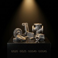 Pièces moulées en fonte ductile haute performance EN-GJS-500-7 pour machines de transmission de charges lourdes – Production OEM professionnelle