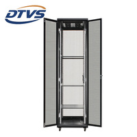 Armoire réseau profonde DTVS 1200 mm 42U en acier SPCC, rack de serveur robuste, capacité de charge 1500 kg, pour centres de données, en stock, porte en maille métallique