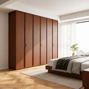 Armario Abierto de Piso a Techo, Ecológico, de Primera Calidad, MDF, Minimalista, Muebles de Dormitorio, Venta al Por Mayor - Product Image 1