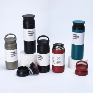 Botol air anak-anak portabel, cangkir vakum panas dingin Stainless Steel 304 gaya Jepang sederhana - Product Image 6