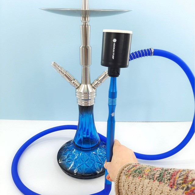 Wholesale Price Powerful Metal Lacquer Hookah Air Pump for Hookah Bar Use with Long-lasting Battery Life and Customizable Design
