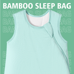 <span class=keywords><strong>Gigoteuse</strong></span> personnalisée en tissu respirant de bambou pour nouveau-né, sans <span class=keywords><strong>manches</strong></span>, pour bébés - Product Image 6