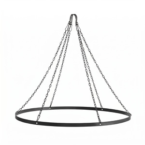 Anneau de suspension en métal argenté pour rideau de <span class=keywords><strong>plafond</strong></span>, 24 pouces, <span class=keywords><strong>kit</strong></span> de quincaillerie simple pour cérémonie de <span class=keywords><strong>mariage</strong></span> - Product Image 3