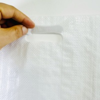 Sac tissé en PP blanc de 10 kg de qualité alimentaire avec impression en héliogravure pour l'emballage du riz et des céréales