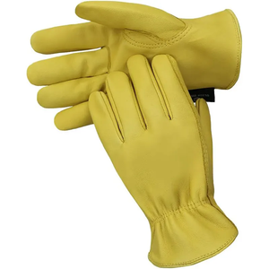 100% cuero de oveja jardín trabajo montar conducción guantes de mano suave piel de oveja guantes de trabajo de cuero - Product Image 1