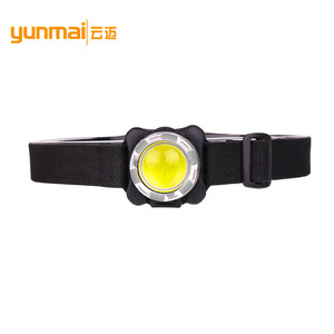 ไฟหน้าแบบ LED ขนาดเล็ก แบตเตอรี่แบบชาร์จไฟได้ สีดำและสีเงิน แสงสีแดง ไฟส่องสว่างสำหรับงานกลางแจ้ง ไฟหน้าขนาดเล็กความเข้มสูง - Product Image 4