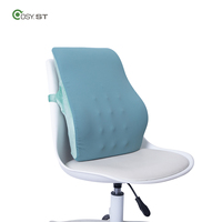 Coussin lombaire en mousse à mémoire de forme – Confortable, soutien ergonomique, portable, lavable, personnalisable pour le soin du bas du dos