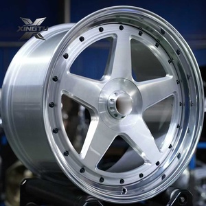 Rines Forjados XINGTU con Acabado Pulido y Borde Pulido, 18, 20, 24, 26 Pulgadas, Diseño Cóncavo, 5x114.3, 5x120, 5x130, 6x139.7 para Ferrari y <span class=keywords><strong>Lamborghini</strong></span> - Product Image 1