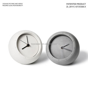 Table de Chevet Ronde Multifonctionnelle avec Réveil et <span class=keywords><strong>Rangement</strong></span>, Logo Personnalisable, pour Cadeaux d'Affaires - Product Image 1