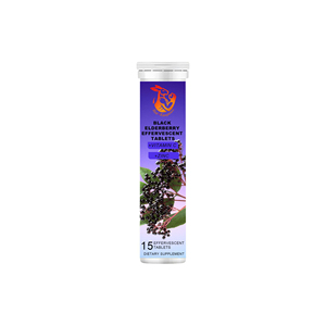 Comprimés effervescents d'églantier noir ODM OEM pour l'extrait d'églantier noir, protègent la santé immunitaire, comprimés effervescents aux fruits - Product Image 1