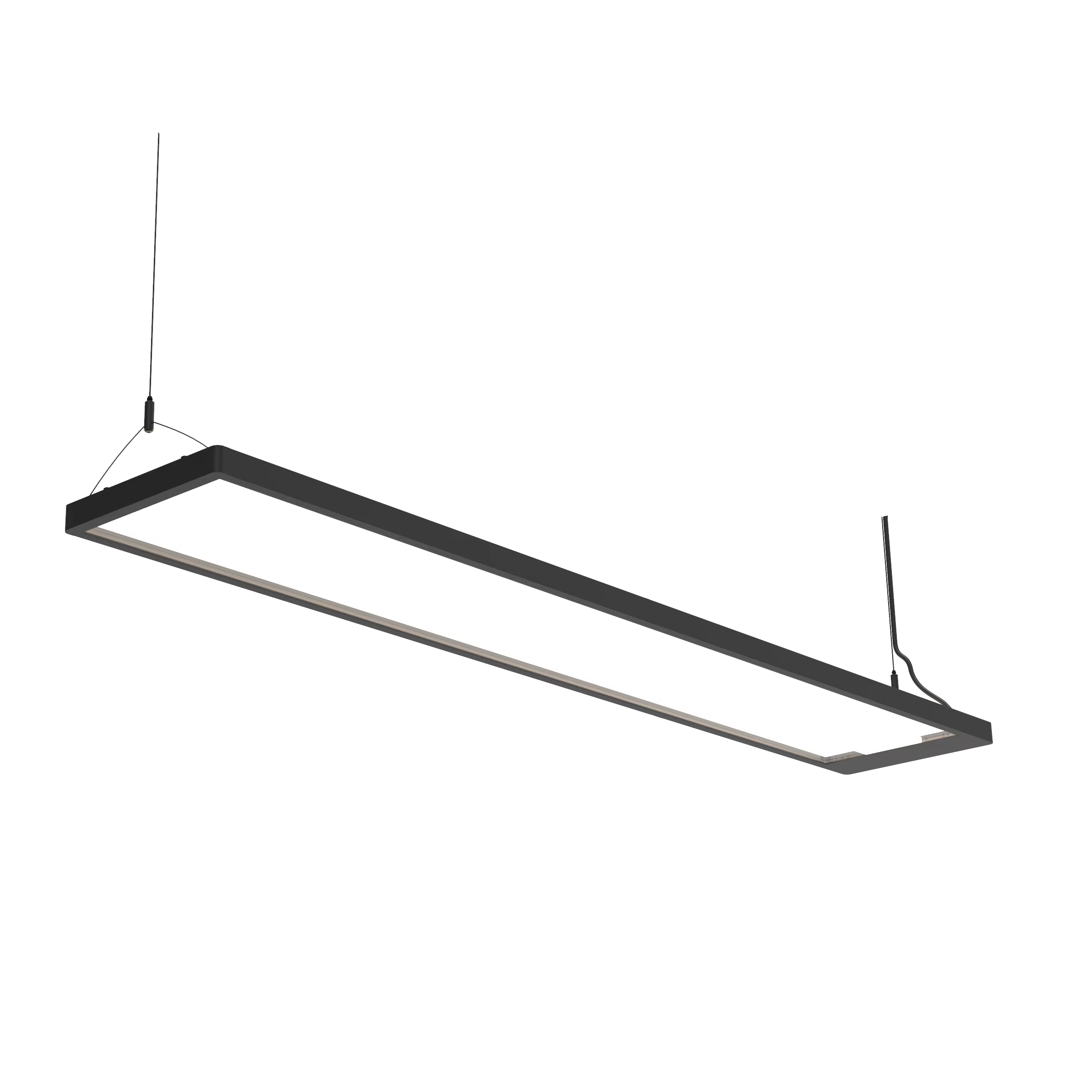 LED Indoor Office Work Read Modern Crystal E26 AC Switch Control Aluminum Pendant Lamp Anti-glare Full Spectrum Pendant Light