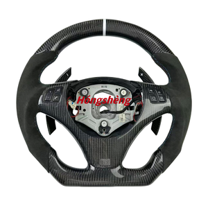 Tùy chỉnh sợi carbon chỉ đạo Wheel với Shift mái chèo cho BMW E92 E90 e87 E91 e93 M3 - Product Image 1