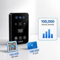 Lecteur de contrôle d'accès cloud JINGXIN grande capacité avec stockage hors ligne, 100 000 enregistrements, protocoles HTTP, HTTPS, MQTT pour le bureau